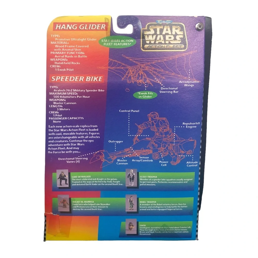 Star Wars Action Fleet Battle Pack #9 Hang Glider and Speeder Bike - Picture 4 of 8